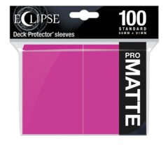 Ultra Pro - Pro Matte Eclipse: Deck Protector 100 Count Pack - Hot Pink